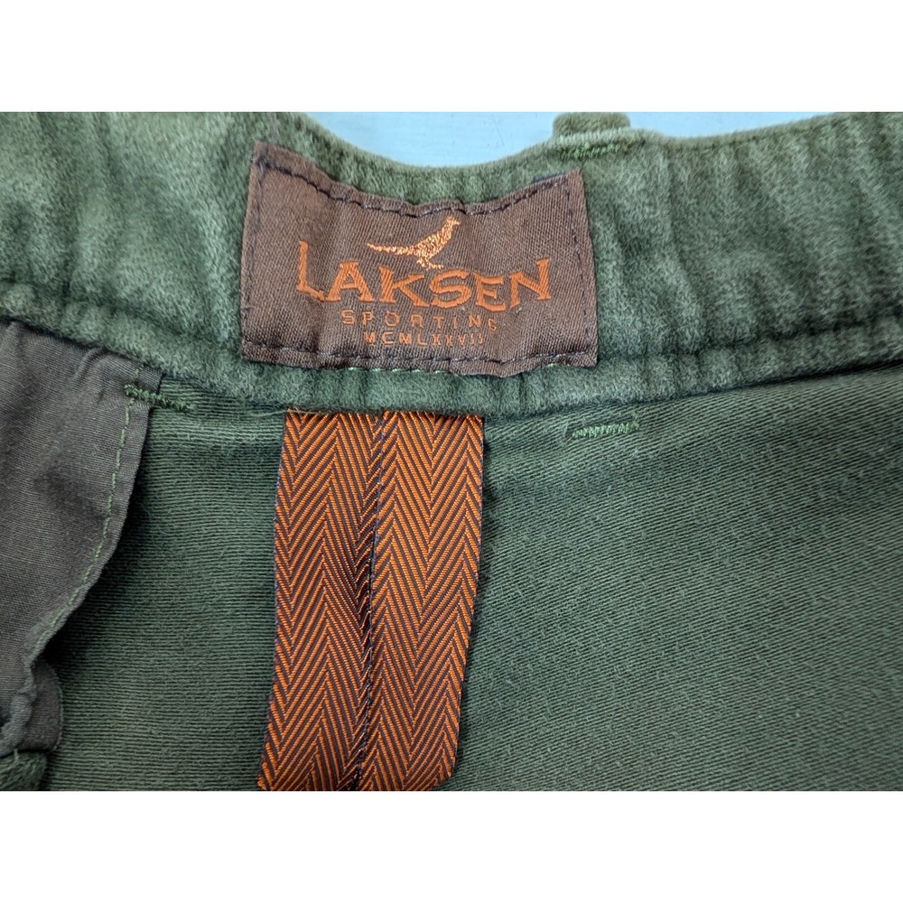 Vintage Laksen Sporting Men's 34 Cargo‎ Pants Green Hiking Hunting Goprcore 1977 - Picture 2 of 11
